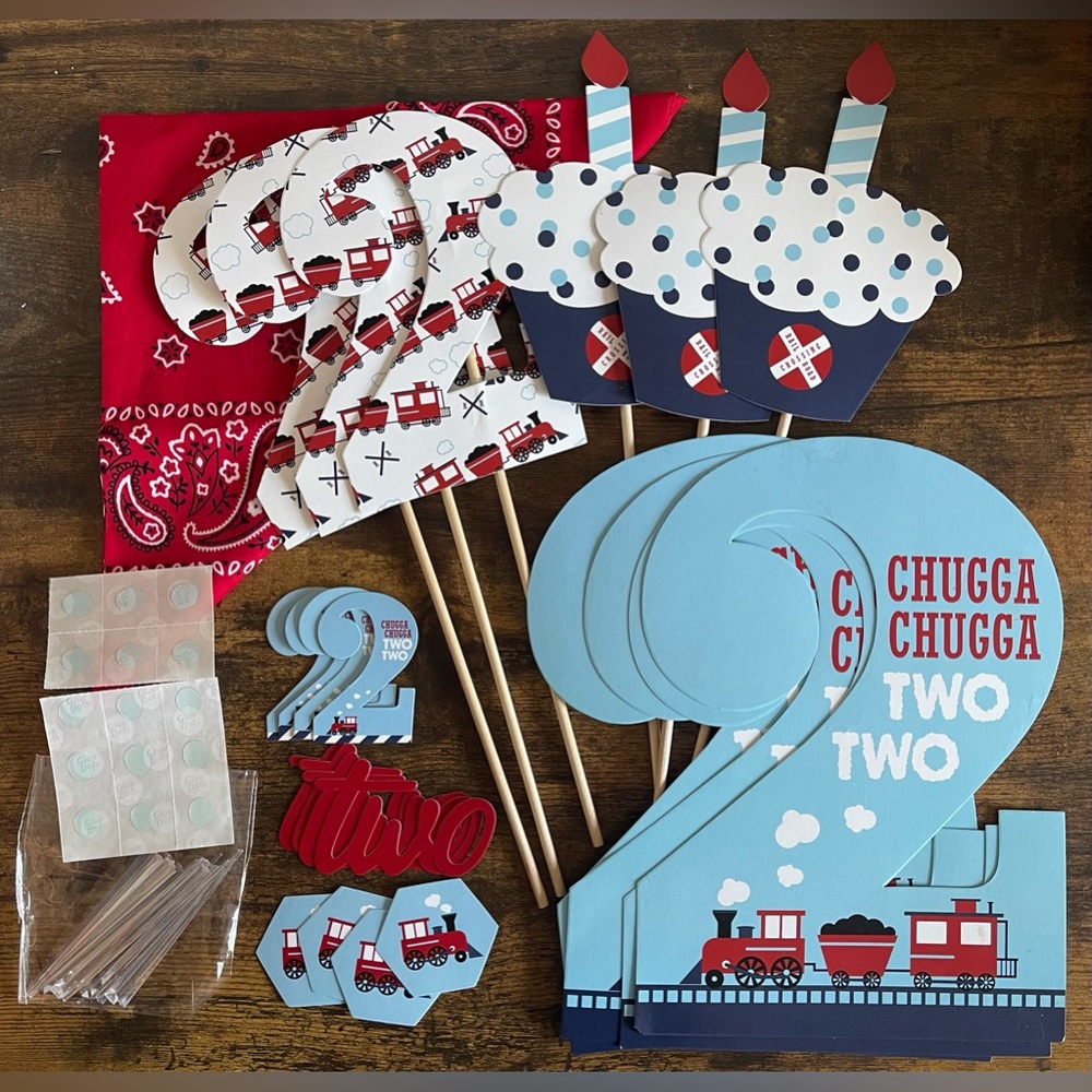 “Chugga Chugga Two Two” Party Supplies Bundle